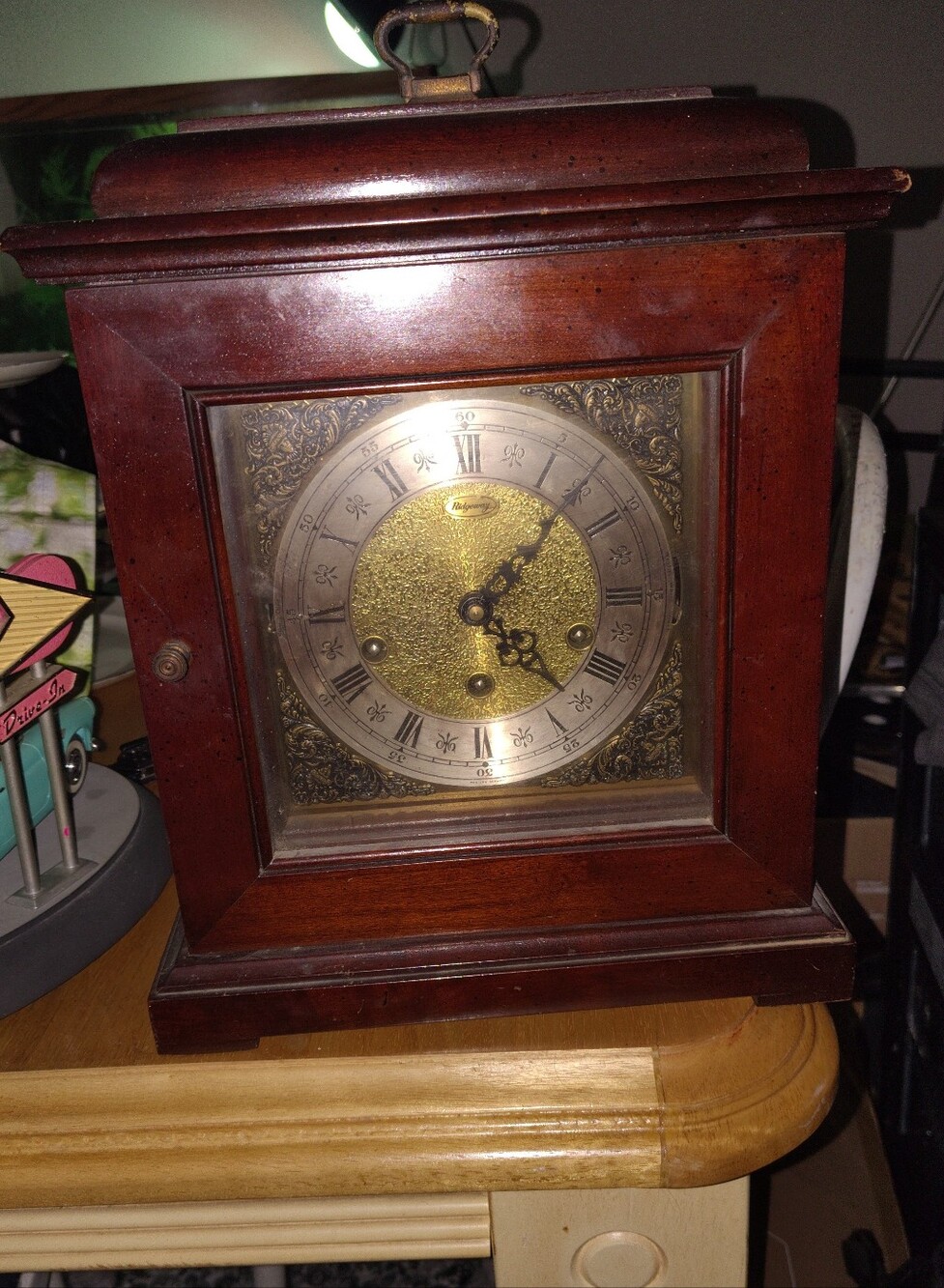 Howard Miller Bracket Clock ~3 Train~ Movmnt w/Westminster Chime & More Working